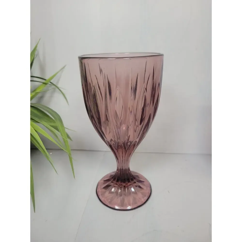 Vintage Noritake Entree Cranberry Ice Tea Water Goblet